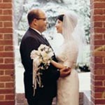 Carol and Mike at their wedding: 1965